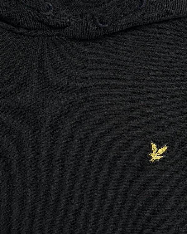 Lyle & Scott Loopback Cotton Hoodie Jet Black