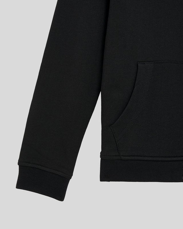 Lyle & Scott Loopback Cotton Hoodie Jet Black