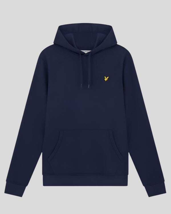 Lyle & Scott Loopback Cotton Hoodie Navy