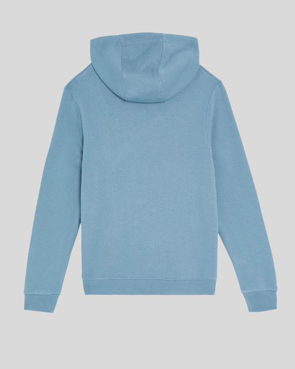 lyle & scott Loopback Cotton Hoodie Ocean Sky