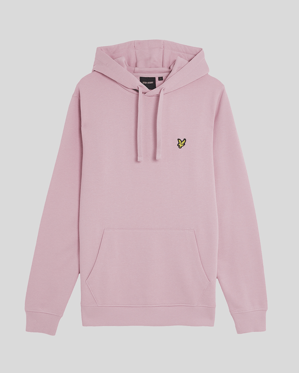 Lyle & Scott Loopback Cotton Hoodie Pink Light