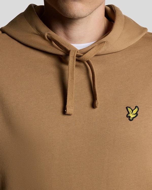 Lyle & Scott Loopback Cotton Hoodie Tigers Eye