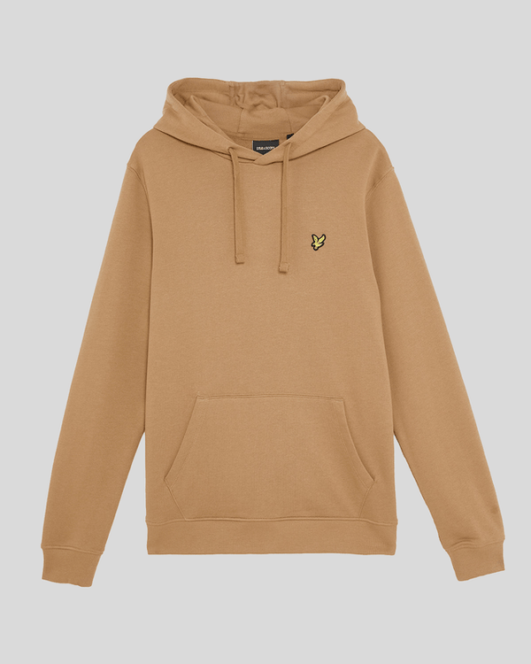 Lyle & Scott Loopback Cotton Hoodie Tigers Eye