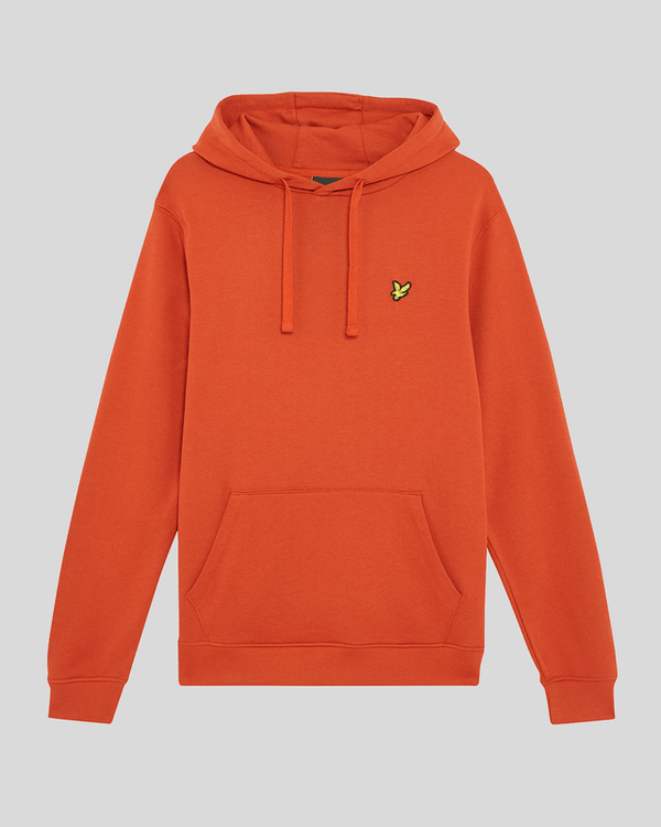 Lyle & Scott Loopback Cotton Hoodie Tuscan Red