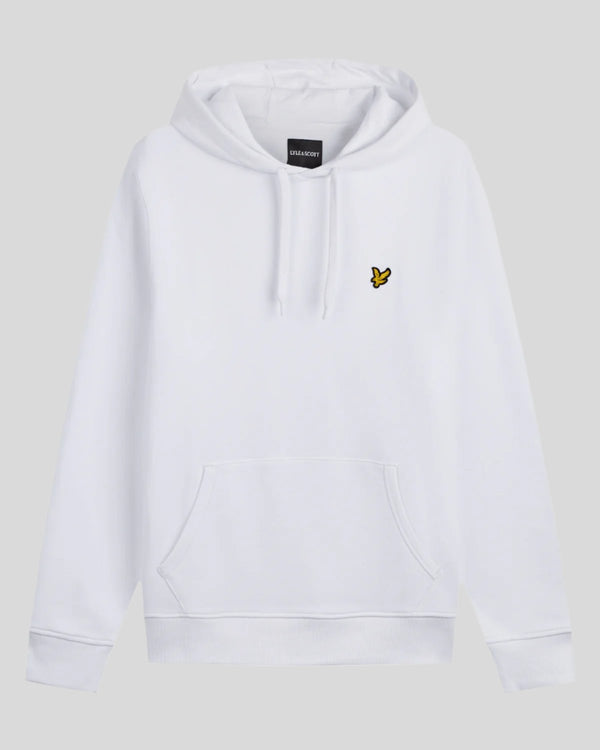 Lyle & Scott Loopback Cotton Hoodie White
