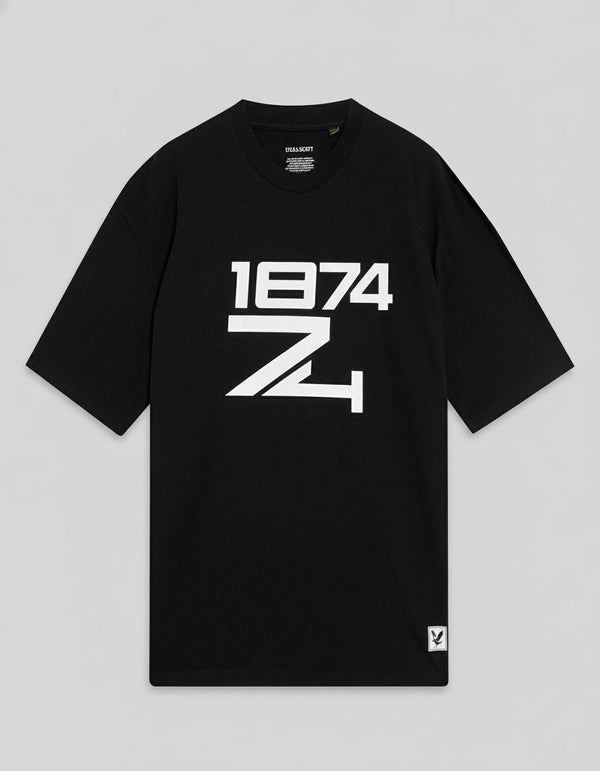 Lyle & Scott Loungewear Graphic T-shirt Jet Black