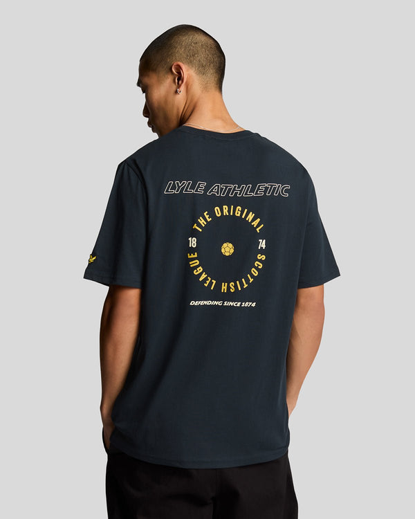 Lyle & Scott Lyle Athletic Graphic T-Shirt Dark Navy