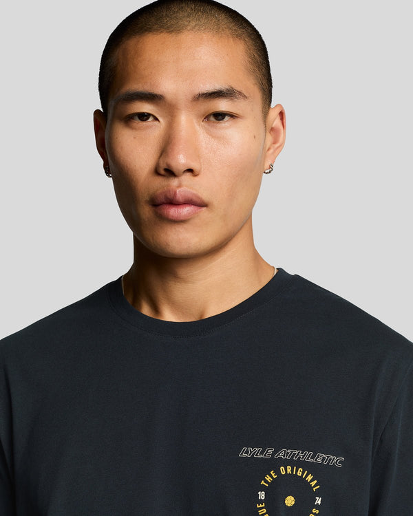 Lyle & Scott Lyle Athletic Graphic T-Shirt Dark Navy