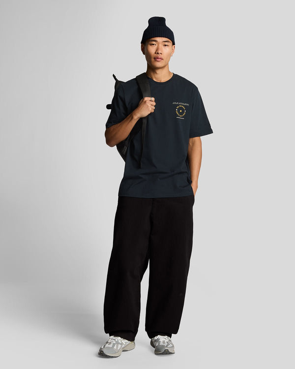lyle & scott Lyle Athletic Graphic T-Shirt Dark Navy