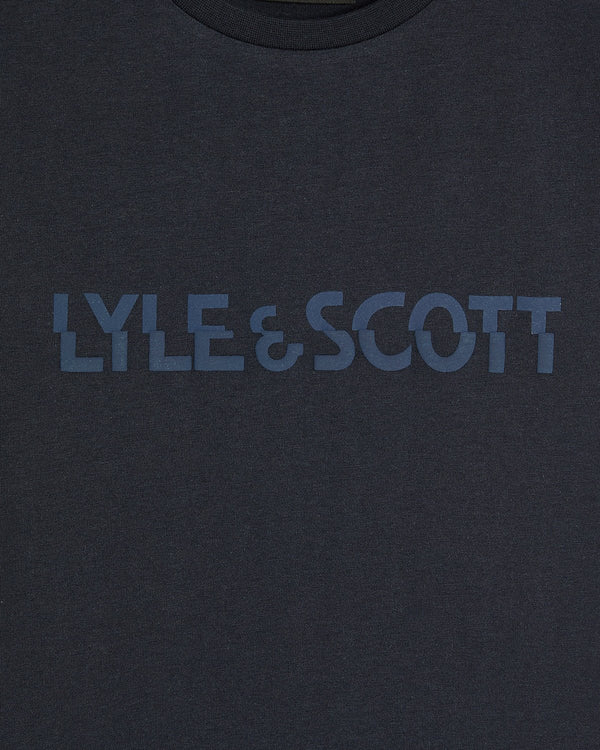 Lyle & Scott Lyle & Scott Print T-Shirt Dark Navy