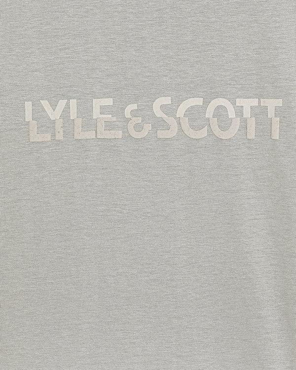 Lyle & Scott Lyle & Scott Print T-Shirt Sharkskin