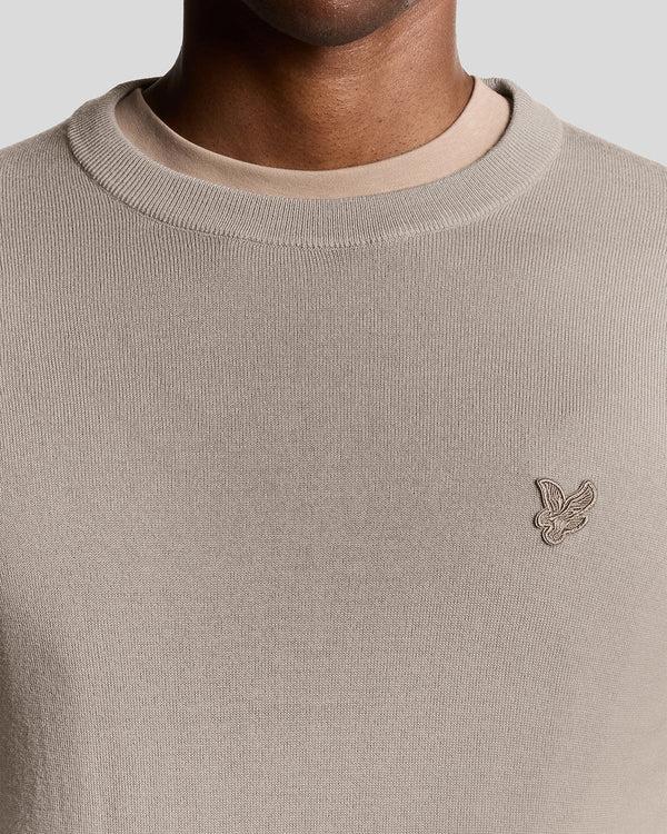 Lyle & Scott Merino Wool Crew Neck Jumper Nomad
