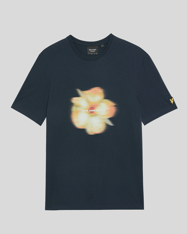 Lyle & Scott Motion Floral Graphic T-Shirt