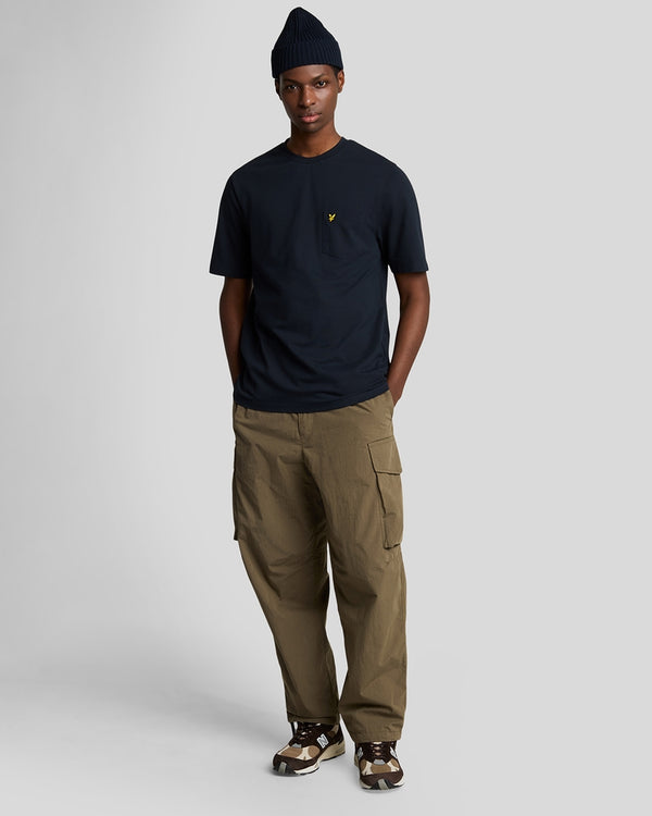lyle & scott Plain Pique Pocket T-Shirt Dark Navy
