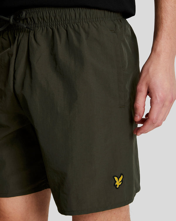 Lyle & Scott Plain Swim Shorts Olive
