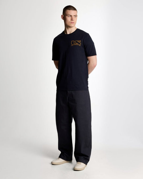 Lyle & Scott Polaroid Graphic T-Shirt Dark Navy