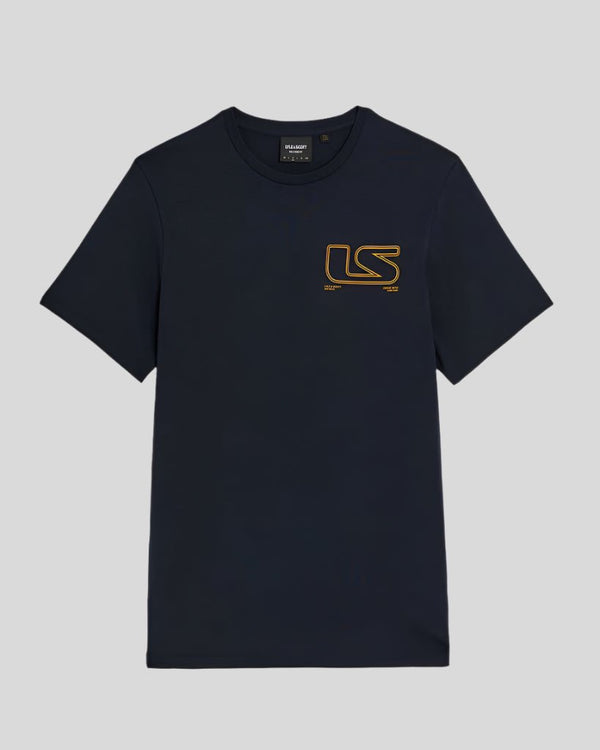 Lyle & Scott Polaroid Graphic T-Shirt Dark Navy