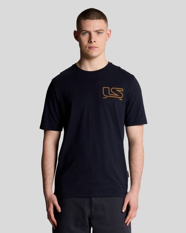 lyle & scott Polaroid Graphic T-Shirt Dark Navy