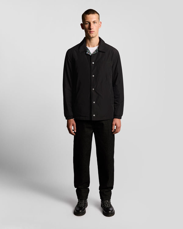 lyle & scott Printed Reversible Jacket Jet Black
