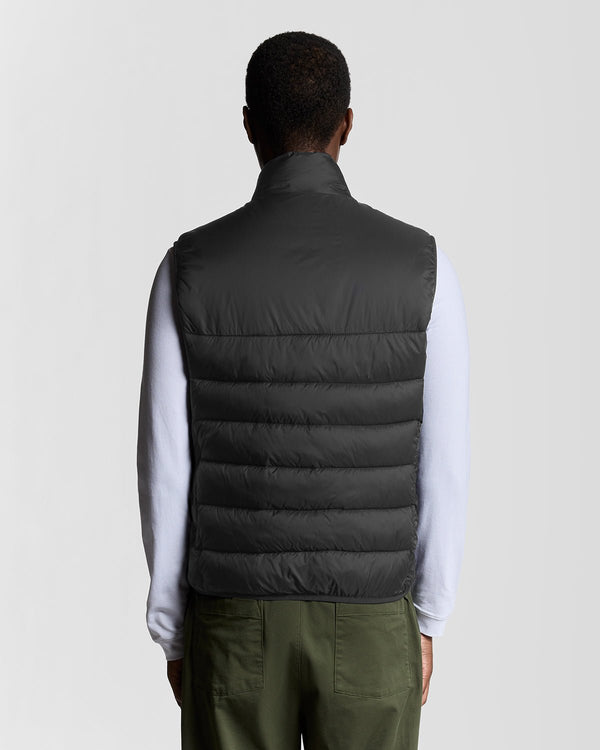 Lyle & Scott Puffer Gilet Jet Black
