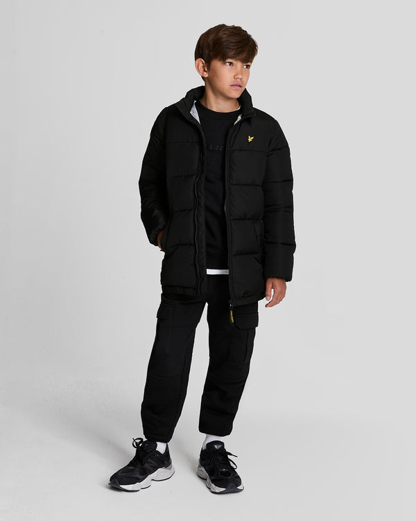 lyle & scott Quilted Puffer Coat Jet Black
