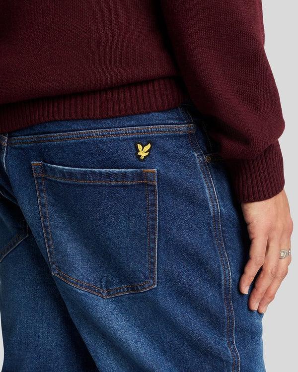 Lyle & Scott Regular Fit Tapered Denim Jeans Indigo