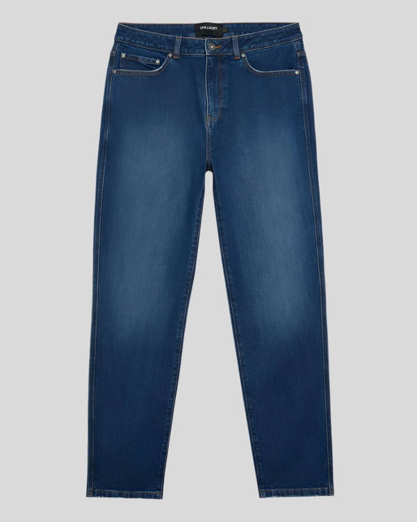 Lyle & Scott Regular Fit Tapered Denim Jeans Indigo