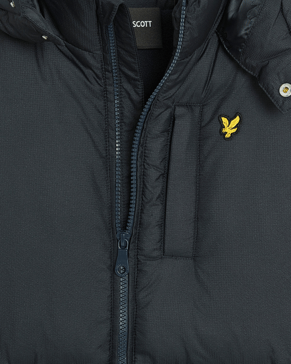 Lyle & Scott Ripstop Quilted Puffer Coat Dark Navy