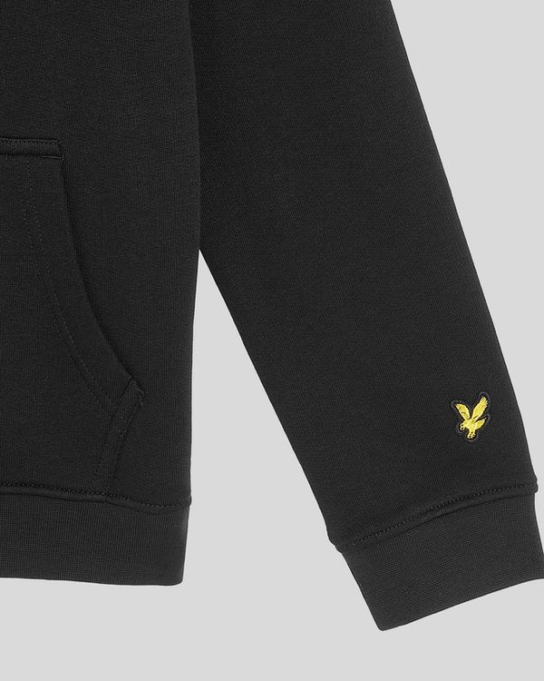 Lyle & Scott Script Logo Hoodie Jet Black