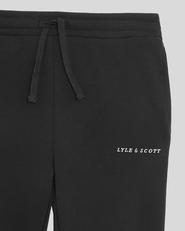 Lyle & Scott Script Logo Joggers Jet Black