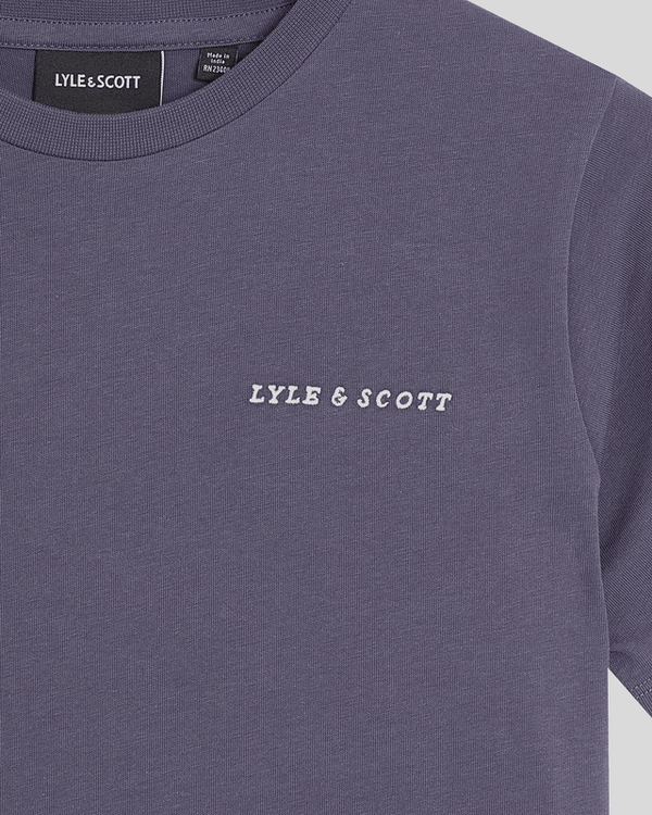 Lyle & Scott Script Logo T-Shirt Graystone