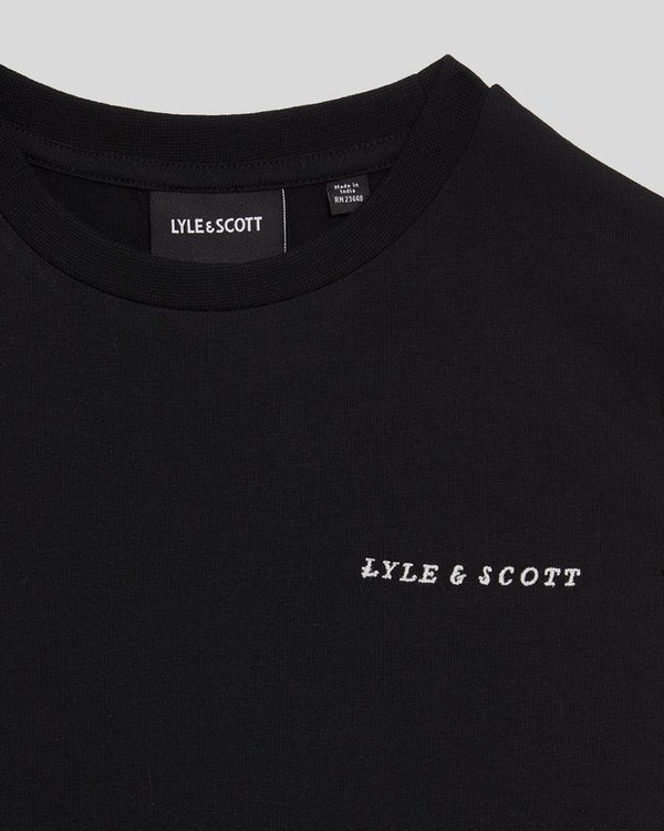 lyle & scott Script Logo T-Shirt Jet Black