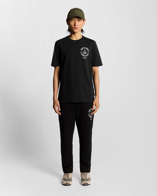 lyle & scott Ship Insignia Graphic T-Shirt Jet Black