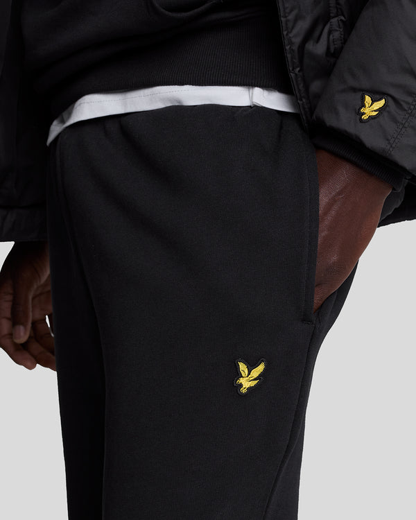 Lyle & Scott Skinny Fit Cotton Joggers Jet Black