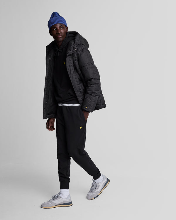 lyle & scott Skinny Fit Cotton Joggers Jet Black