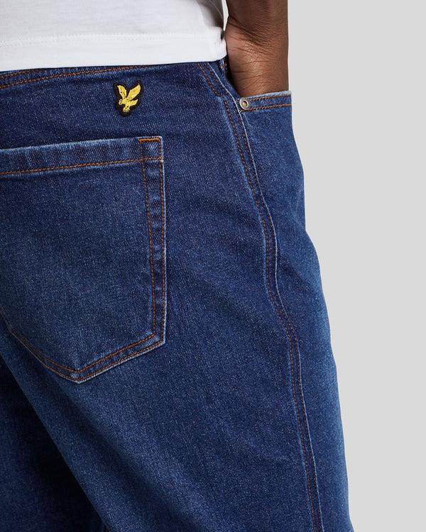 Lyle & Scott Slim Fit 5 Pocket Denim Jeans Indigo