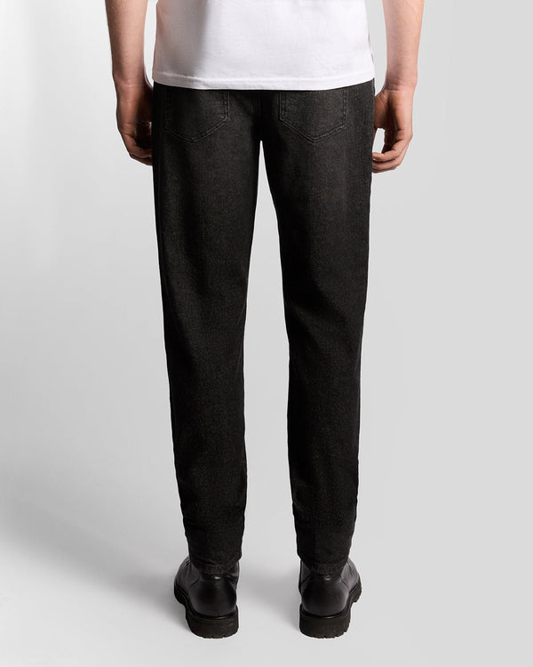 Lyle & Scott Slim Fit 5 Pocket Denim Jeans Jet Black