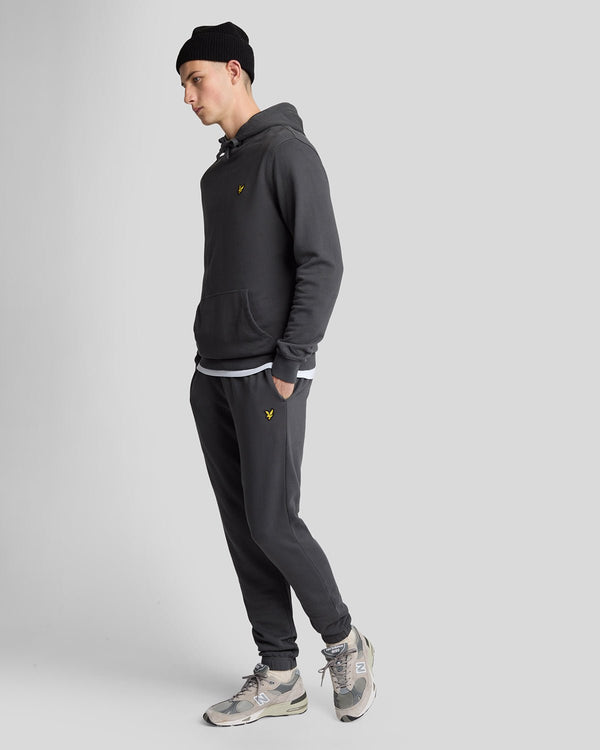 lyle & scott Slim Fit Cotton Joggers Gunmetal