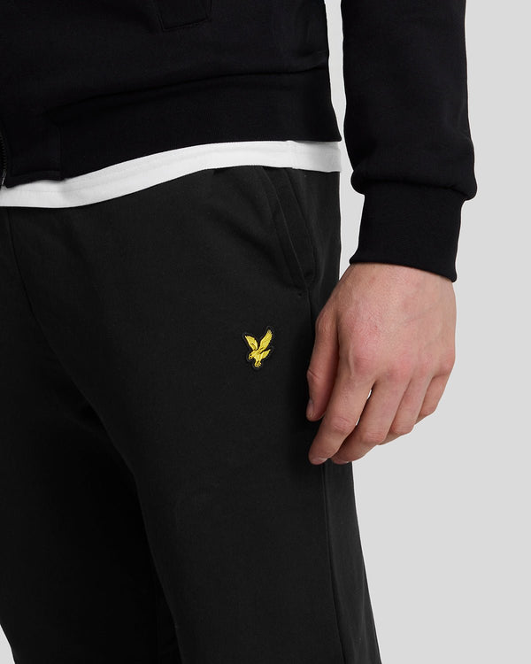 Lyle & Scott Slim Fit Cotton Joggers Jet Black