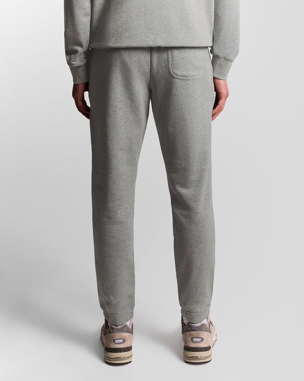 Lyle & Scott Slim Fit Cotton Joggers Mid Grey Marl