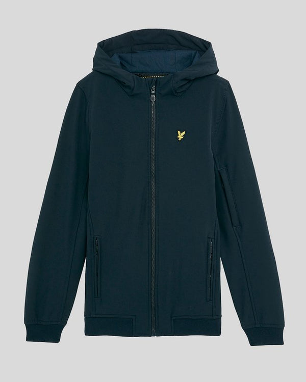 Lyle & Scott Softshell Hooded Jacket Dark Navy