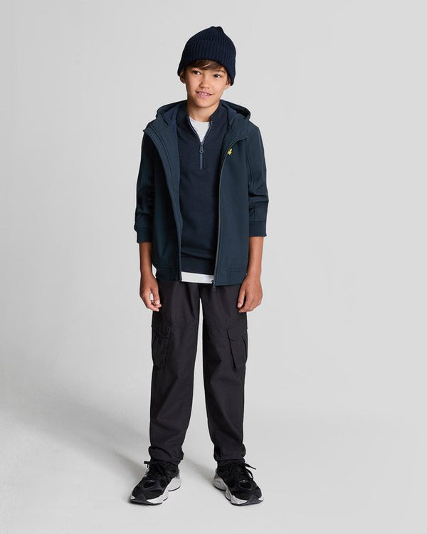 lyle & scott Softshell Hooded Jacket Dark Navy