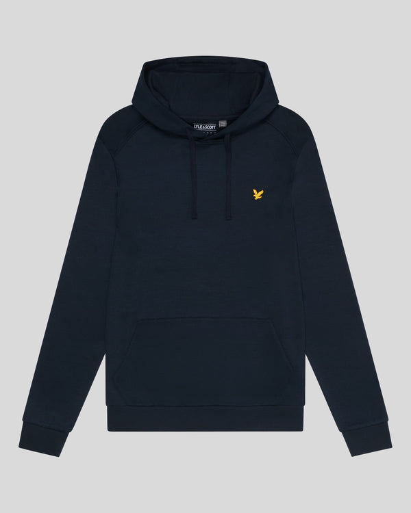 Lyle & Scott Sports Fly Fleece Hoodie Dark Navy