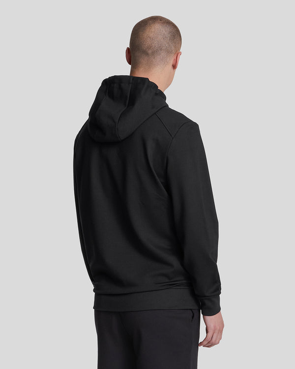 Lyle & Scott Sports Fly Fleece Hoodie Jet Black