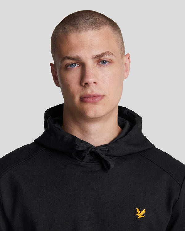 Lyle & Scott Sports Fly Fleece Hoodie Jet Black
