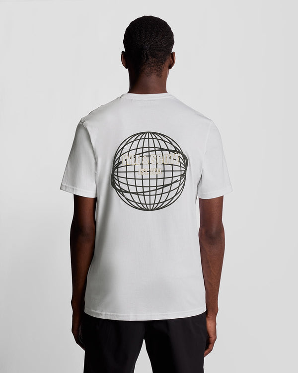 Lyle & Scott Sports Globe Graphic T-Shirt White