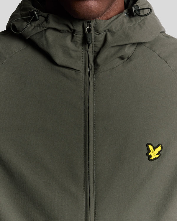 Lyle & Scott Sports Hooded Track Jacket Granite