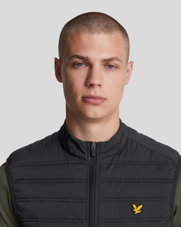 Lyle & Scott Sports Hybrid Double Baffle Gilet