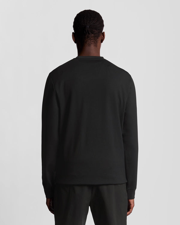 Lyle & Scott Sports Lightweight Sweatshirt Jet Black
