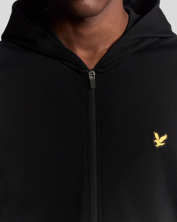 Lyle & Scott Sports Lightweight Zip Hoodie Jet Black